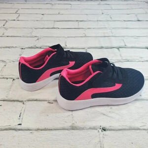 Toddler Black with Neon Pink Shoes